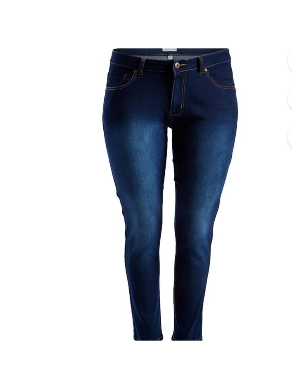 Jower Power Women Dark Blue       5 Pockets Straight Leg Jeans NWT. Size 18